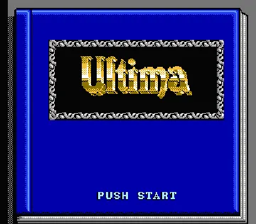 Ultima - Seija e no Michi (Japan) screen shot title